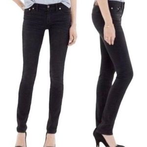 Madewell Alley Straight Leg Marbled Black Jeans - 27